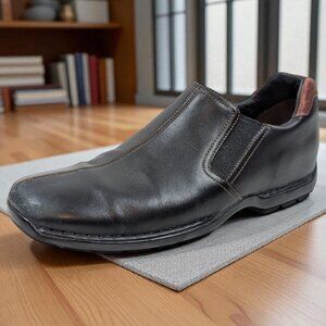 Cole Haan Zeno Men's Loafers Size 9 1/2 M Slip‎ On Comfort Shoes Black Leather